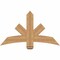 Ekena Millwork Alberta Smooth Timber Gable Bracket, Western Red Cedar, 48"W x 28"H x 3 1/2"D x 5 1/2"F, 14/12 Pitch GBW048X28X0406ALB00SWR - alternate 1